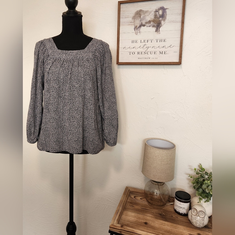 GAP POLKA-DOT BLOUSE